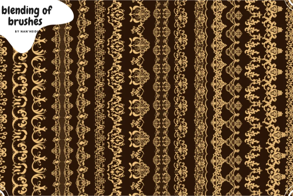 24 Lace Procreate brushes 02