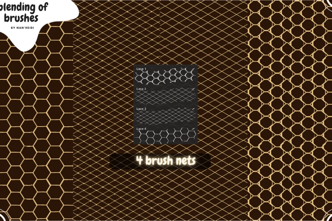 24 Lace Procreate brushes 02