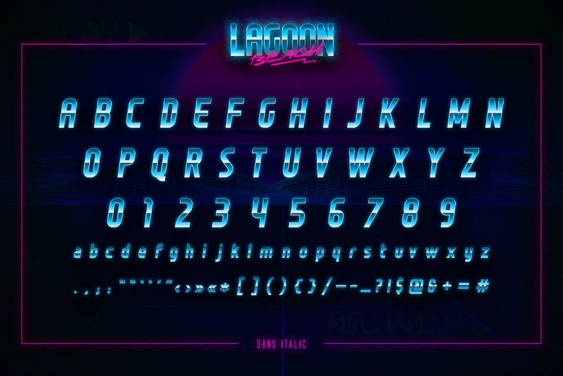 Lagoon Beach – 2 in 1 Font Pack