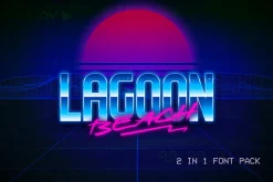 Lagoon Beach – 2 in 1 Font Pack