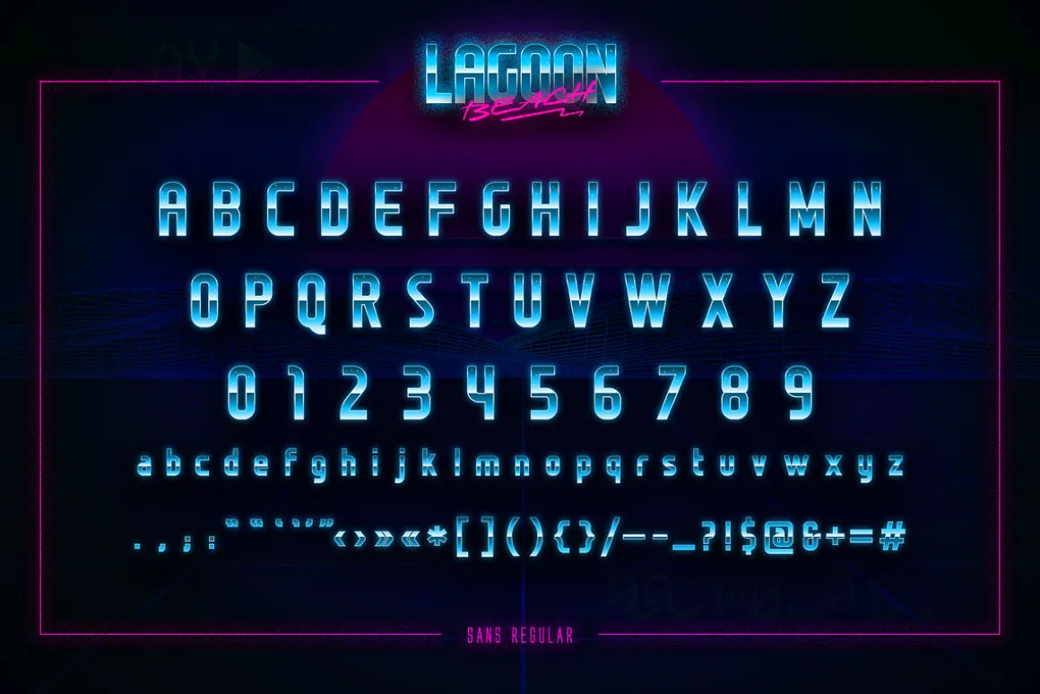 Lagoon Beach – 2 in 1 Font Pack