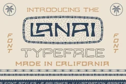Lanai Typeface | Island Font