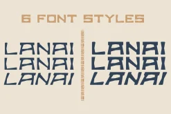 Lanai Typeface | Island Font