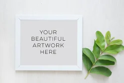 Landscape & portrait frame mock up