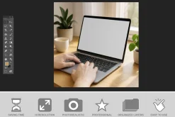 Laptop Mockup Top View