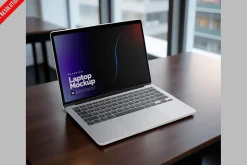 Laptop Mockup Urban Coffee