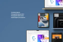Laptop and Tablet Mockup – Pro Set