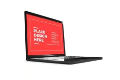 Laptop Computer Mockup Template Set
