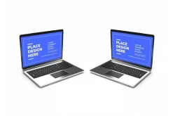 Laptop Device Mockup Template Set