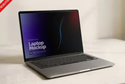 Laptop Mockup Light Background