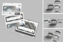 Laptop Screen Website Mockup PSD