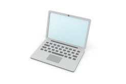 Laptop simple cartoon clean
