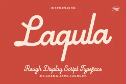 Laqula - Rough Script Font
