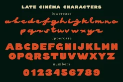 Late Cinema Soft Handwritten Script