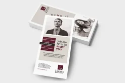 Law Firm DL Card Template