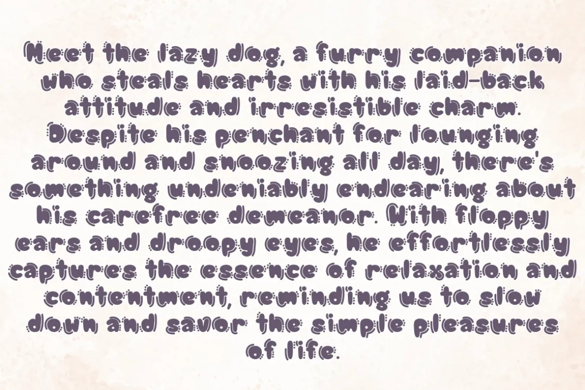 LAZY DOG - Handwritting