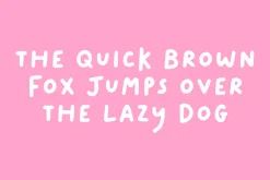 Lazy One - A Random Handwriting Font