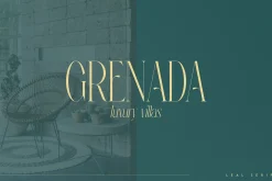 Leal typeface - regular & italic