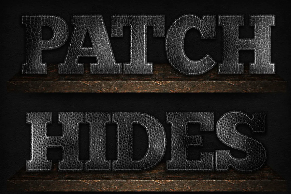 Leather Photoshop Layer Styles