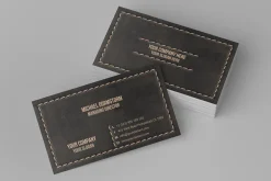 Leather Business Card