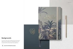 Leather Notebook Mockup Set