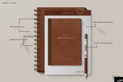 Leather Stationery Mockup Bundle