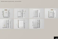 Leather Stationery Mockup Bundle