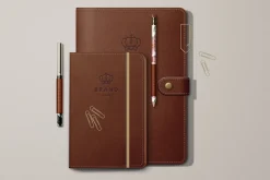 Leather Stationery Mockup Bundle