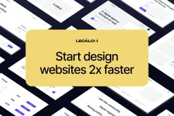 LecaloUI Wireframe kit – 700 Blocks