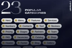 LecaloUI Wireframe kit – 700 Blocks