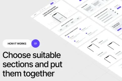 LecaloUI Wireframe kit – 700 Blocks