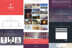 Leela – One Page HTML Template