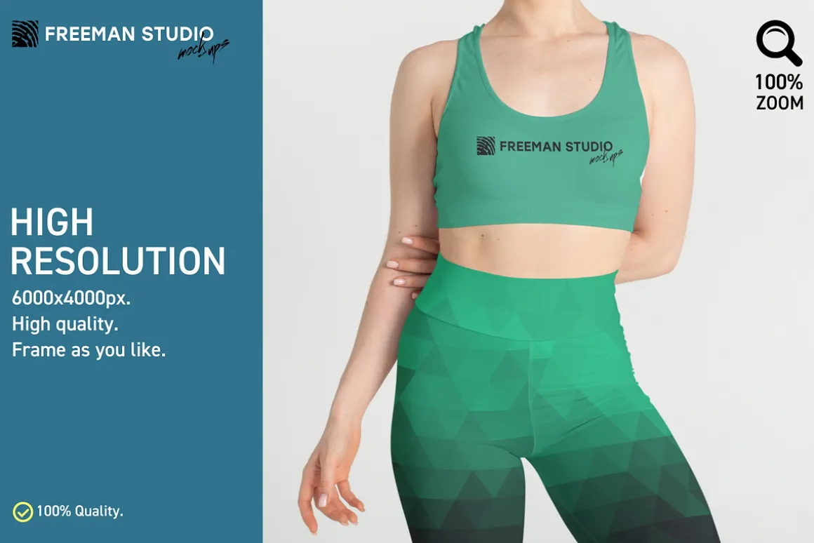 Leggings and Tank-Top Mock-Up Set