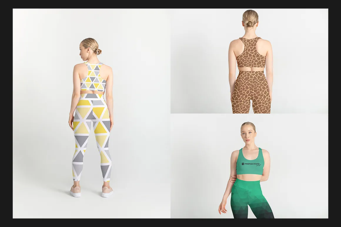 Leggings and Tank-Top Mock-Up Set