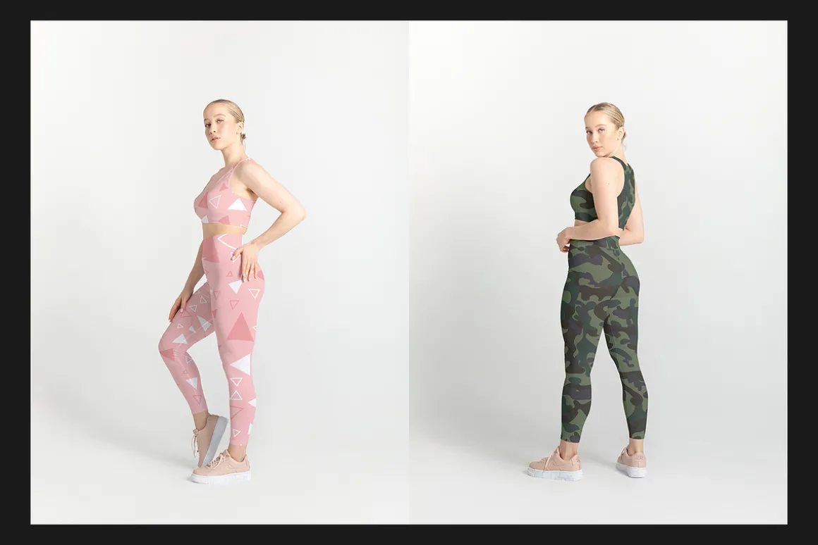 Leggings and Tank-Top Mock-Up Set