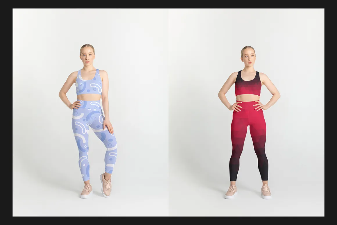 Leggings and Tank-Top Mock-Up Set
