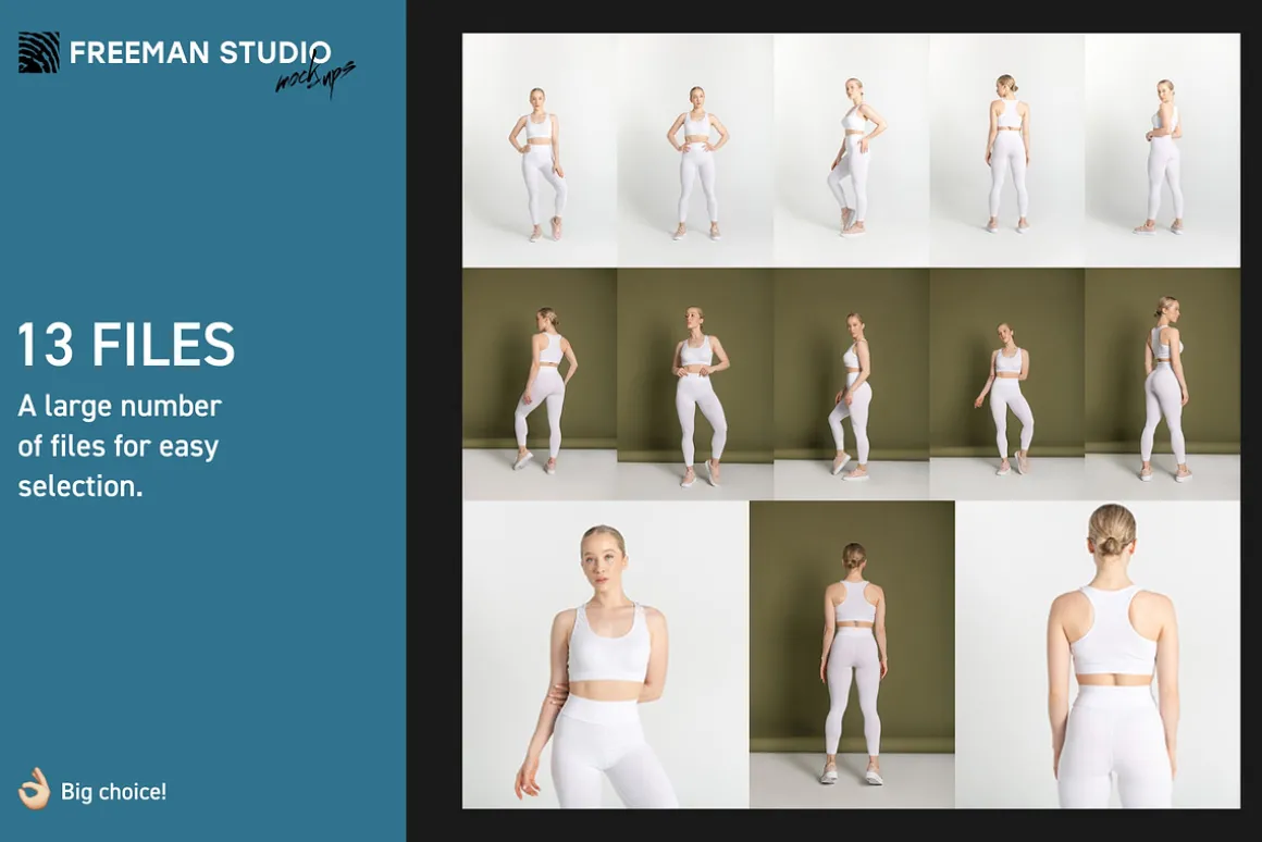 Leggings and Tank-Top Mock-Up Set