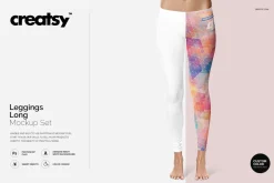 Leggings Long Mockup Set
