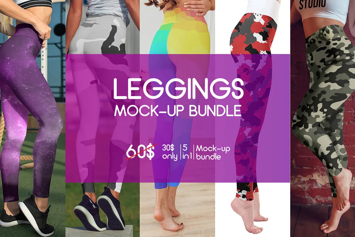 Leggings Mock-Up Bundle