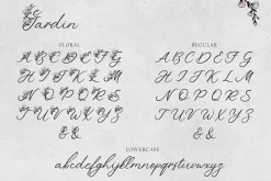 'Le Jardin' Floral Font