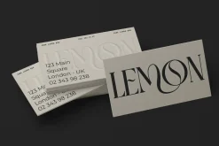 LEMON - Business Card Mockup 2.0
