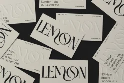 LEMON - Business Card Mockup 2.0