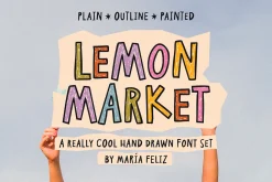 LEMON MARKET | PLAYFUL FONT