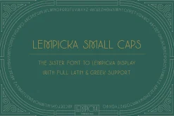 Lempicka Font Duo & Vector Ornaments