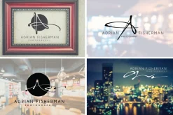 168 LETTER A SIGNATURE monogram logo