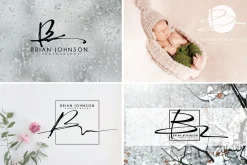 168 LETTER B SIGNATURE monogram logo