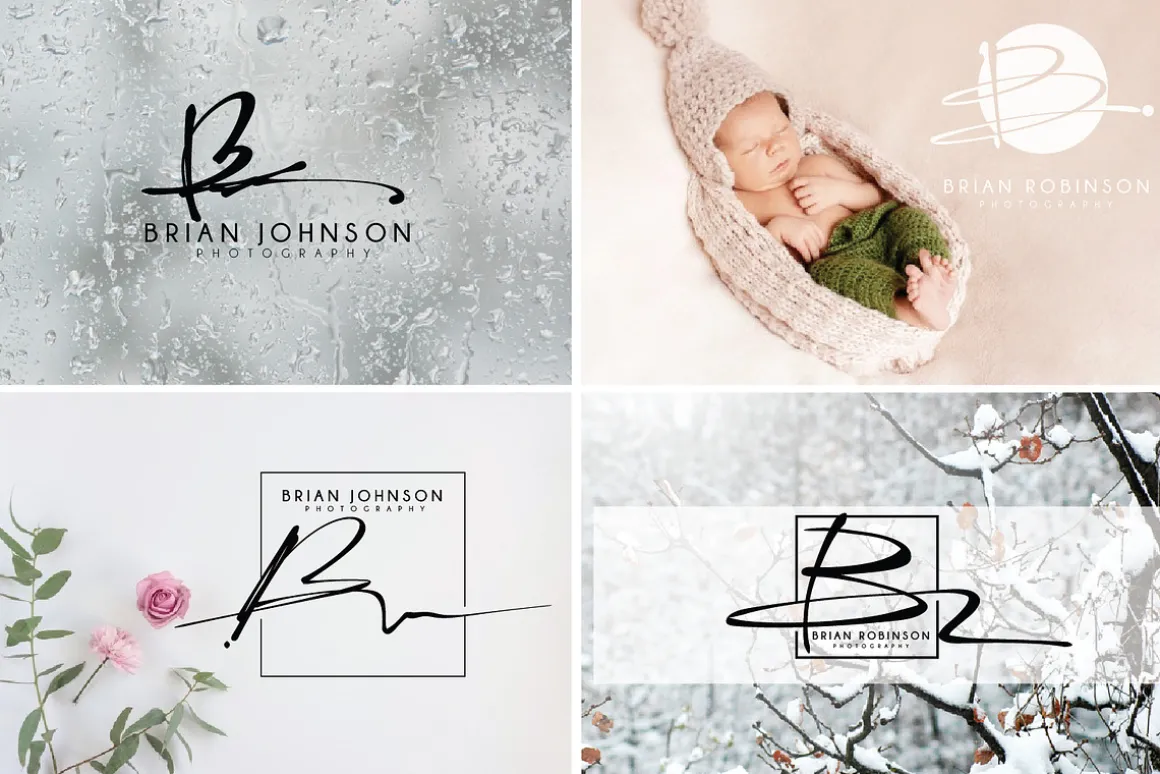 168 LETTER B SIGNATURE monogram logo