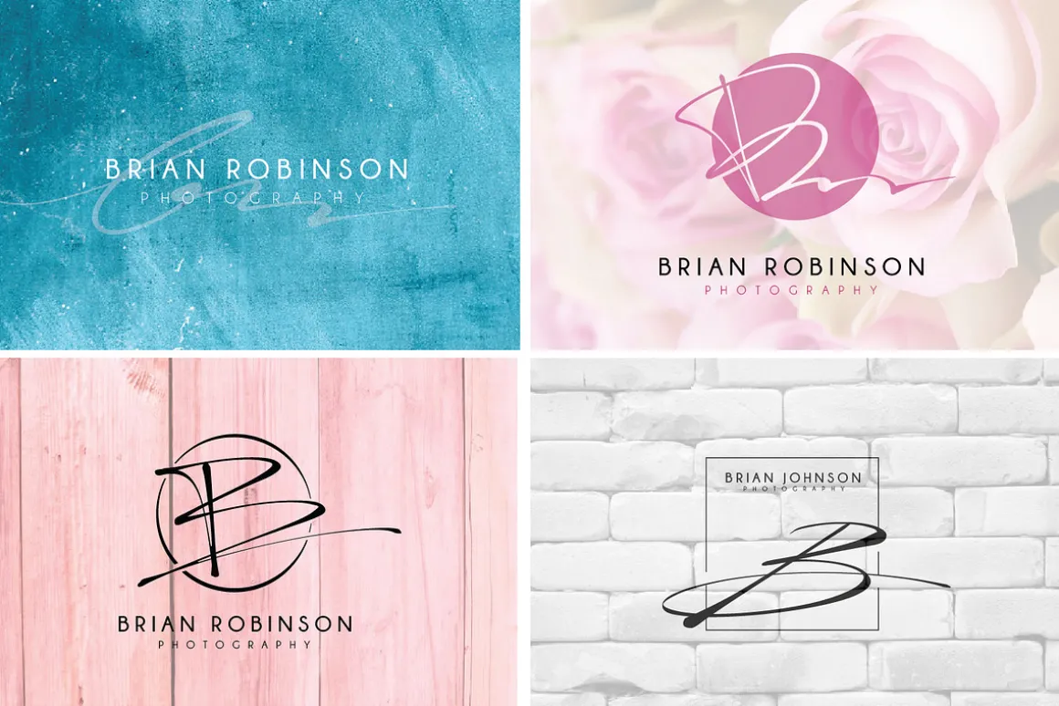168 LETTER B SIGNATURE monogram logo