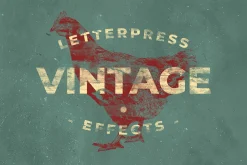 Letterpress Texture Effects Vol.3