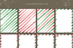 Letters to Santa - watercolor set